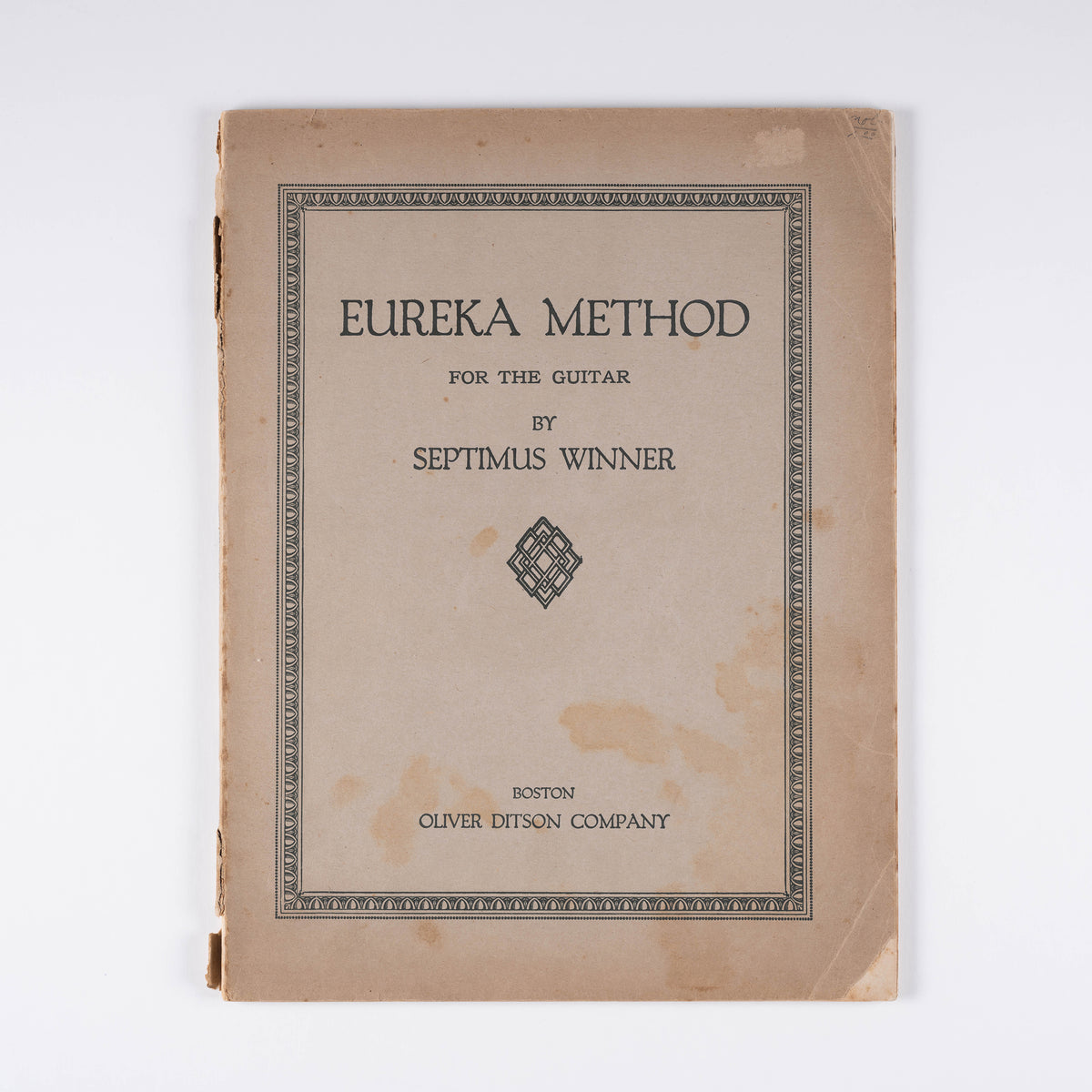 "Eureka Method for the Guitar" by Septimus Winner (eBook)