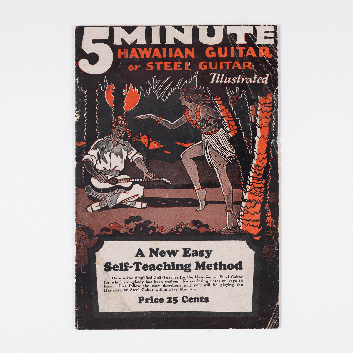 "5 Minute Hawaiian Guitar or Steel Guitar" by M.M. Cole Publishing Co. (eBook)
