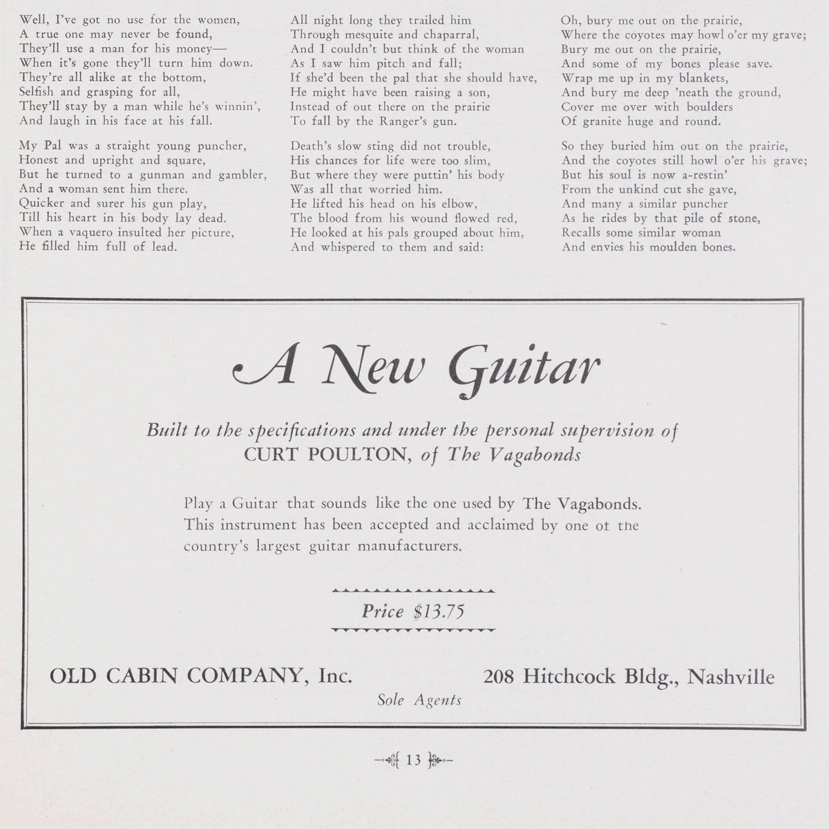 “Old Cabin Songs for the Fiddle and Bow” by The Vagabonds (Free Download)
